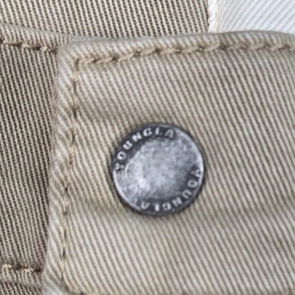 YoungLA Cargo Pants Mens L Khaki Tan NEW 6032 Adjustable Waist Straight Leg - Picture 11 of 16